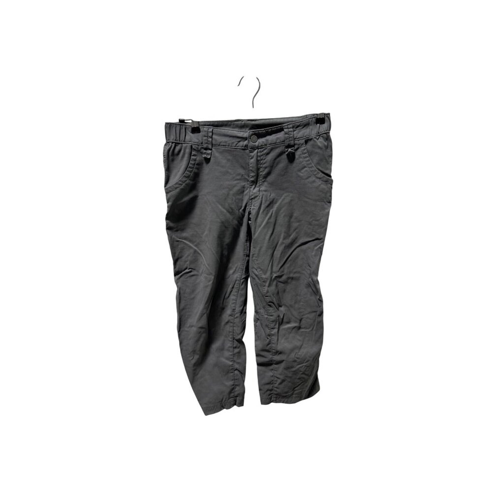 Duluth Trading Co 56714 Dry on the Fly Capri Gray Pant Women Size 6